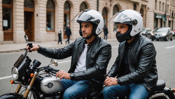 Utiliser un casque de moto avec un système de communication intégré